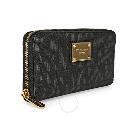 michael kors dark atlantic wallet|Michael Kors black wallet women's.